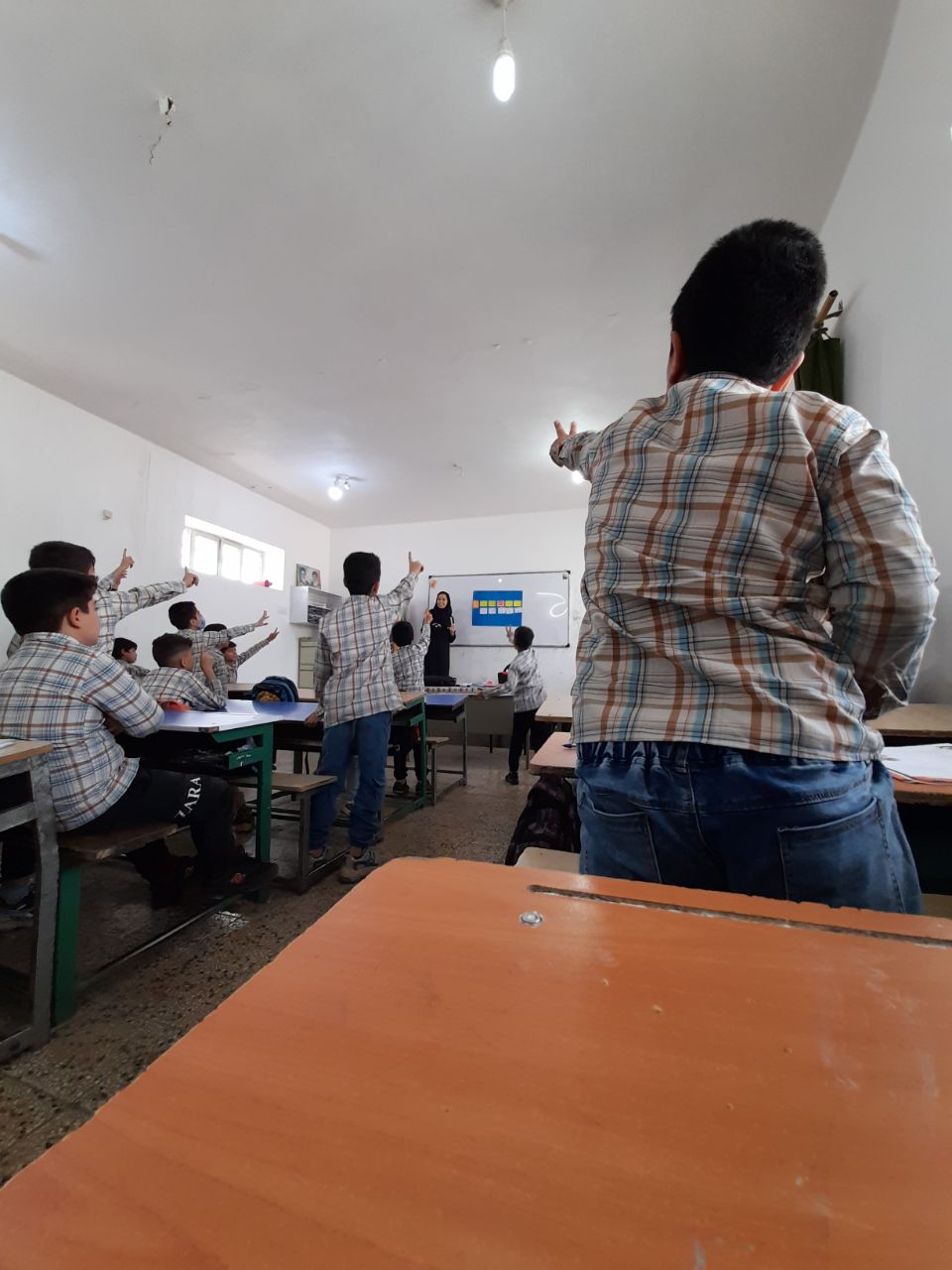 Fibonacci sequence workshop at Shahid Boostan School